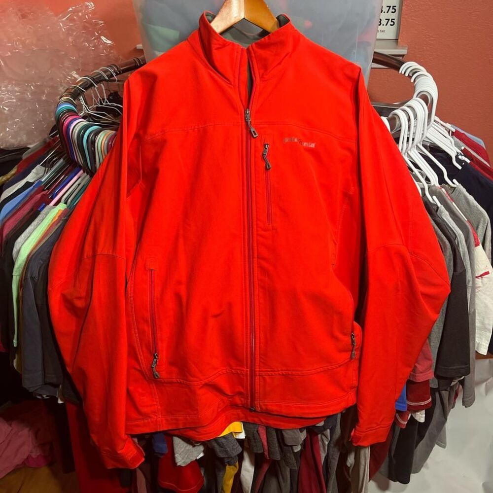 Patagonia Red and full zip jacket